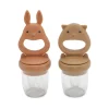 SILICONE FRUIT FEEDING SUT | ALMOND/TERRACOTTA