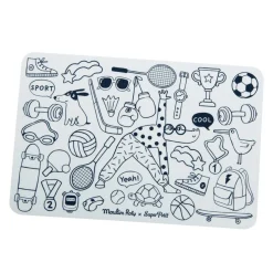 SILIKONE DÆKKESERVIETTER M/TUSSER