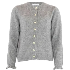 SISSE GOLD CARDIGAN | GREY