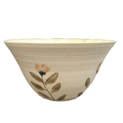 SKÅL 15X6 CM | GUL/MILD BLOMST