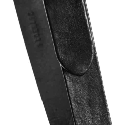 SMALT BÆLTE M/SMUKT SPÆNDE | SORT M/SØLV