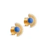 SOLEIL STUD FORGYLDT | CORNFLOWER