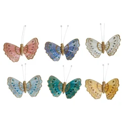 SOMMERFUGL M/CLIPS 10 CM | OFFWHITE