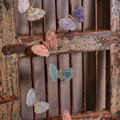 SOMMERFUGL M/CLIPS 10 CM | OFFWHITE