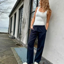 SONAR LINEN BUKSER | NAVY