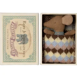 SOVE/VÅGEN MUS I ÆSKE | BLÅ