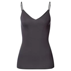 SPAGHETTI TOP I BOMULD | BLACK PEARL