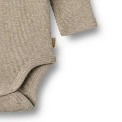 SPENCER RIB BODYSTOCKING | GRAVEL MELANGE