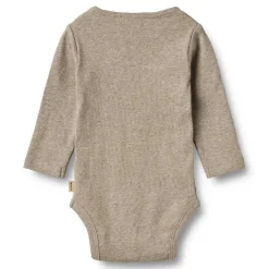 SPENCER RIB BODYSTOCKING | GRAVEL MELANGE