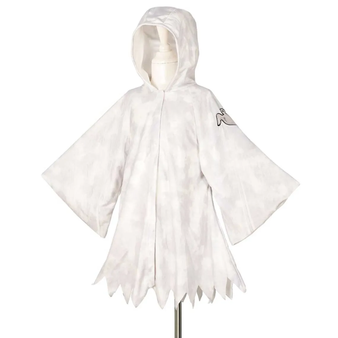 SPØGELSE JAKKE/MASKE 5-7 ÅR