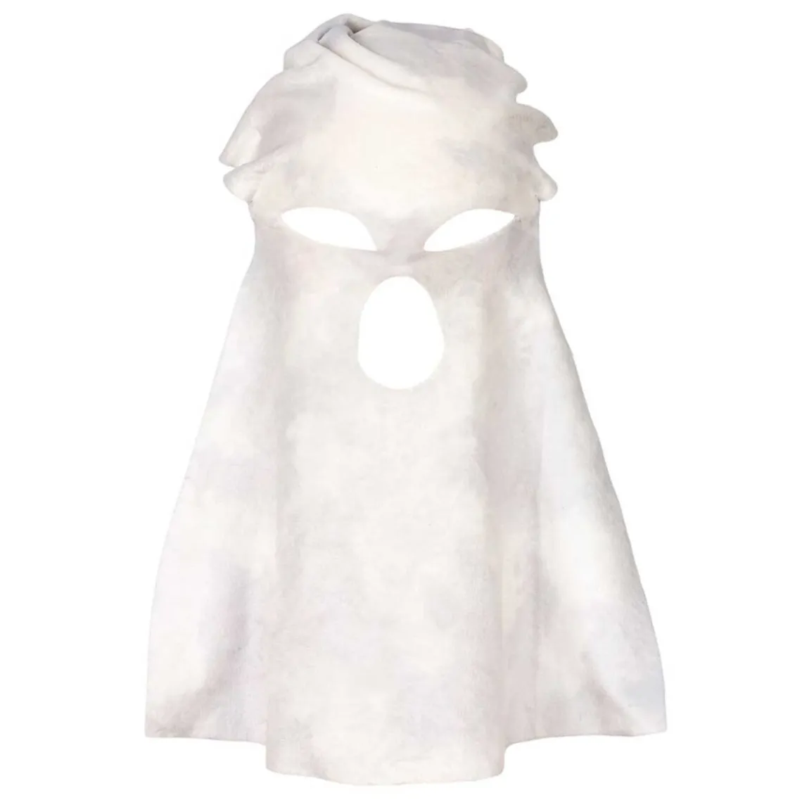 SPØGELSE JAKKE/MASKE 5-7 ÅR