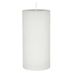 STEARINLYS - RUSTIK | HVID