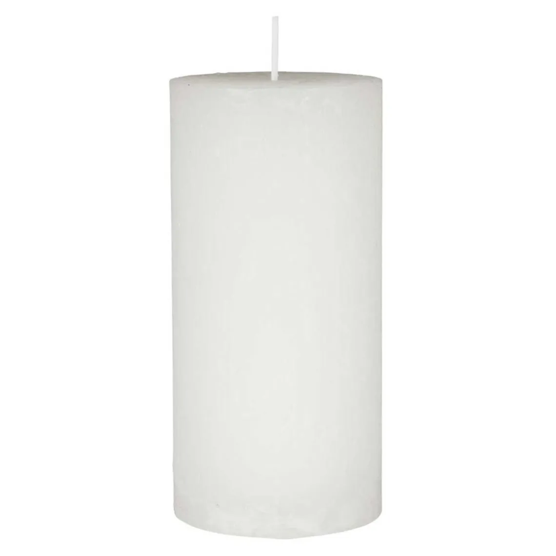 STEARINLYS - RUSTIK | HVID