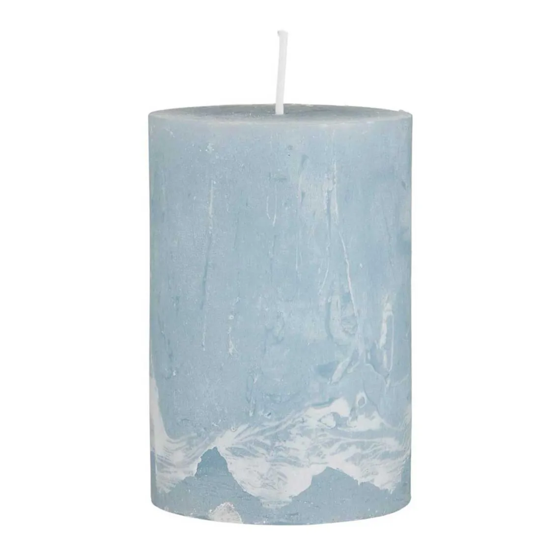 STEARINLYS - RUSTIK | STØVBLÅ