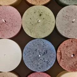 STEARINLYS - RUSTIK H14CM Ø6,8 | HONEY