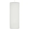 STEARINLYS - RUSTIK H18XØ6,8 CM | HVID