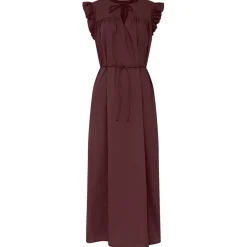 STOCKHOLM LANG KJOLE | RED MAHOGANY