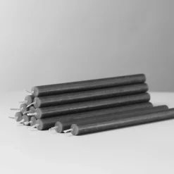 STOFF NAGEL KERTELYS - 12 STK. | ANTRACIT GRÅ