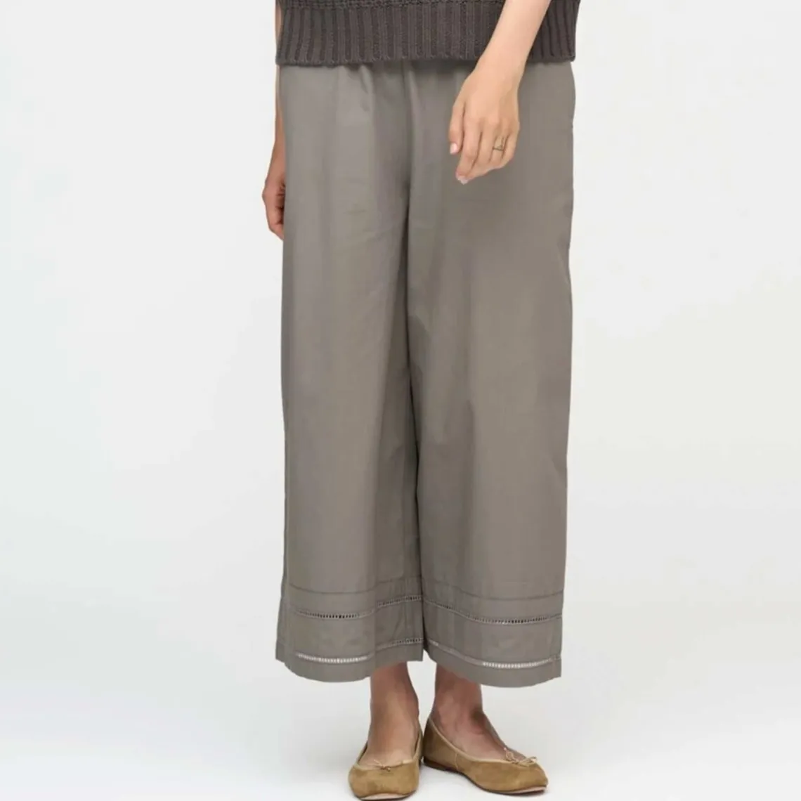 STORIE POPLIN PANTS | SEA GRAY