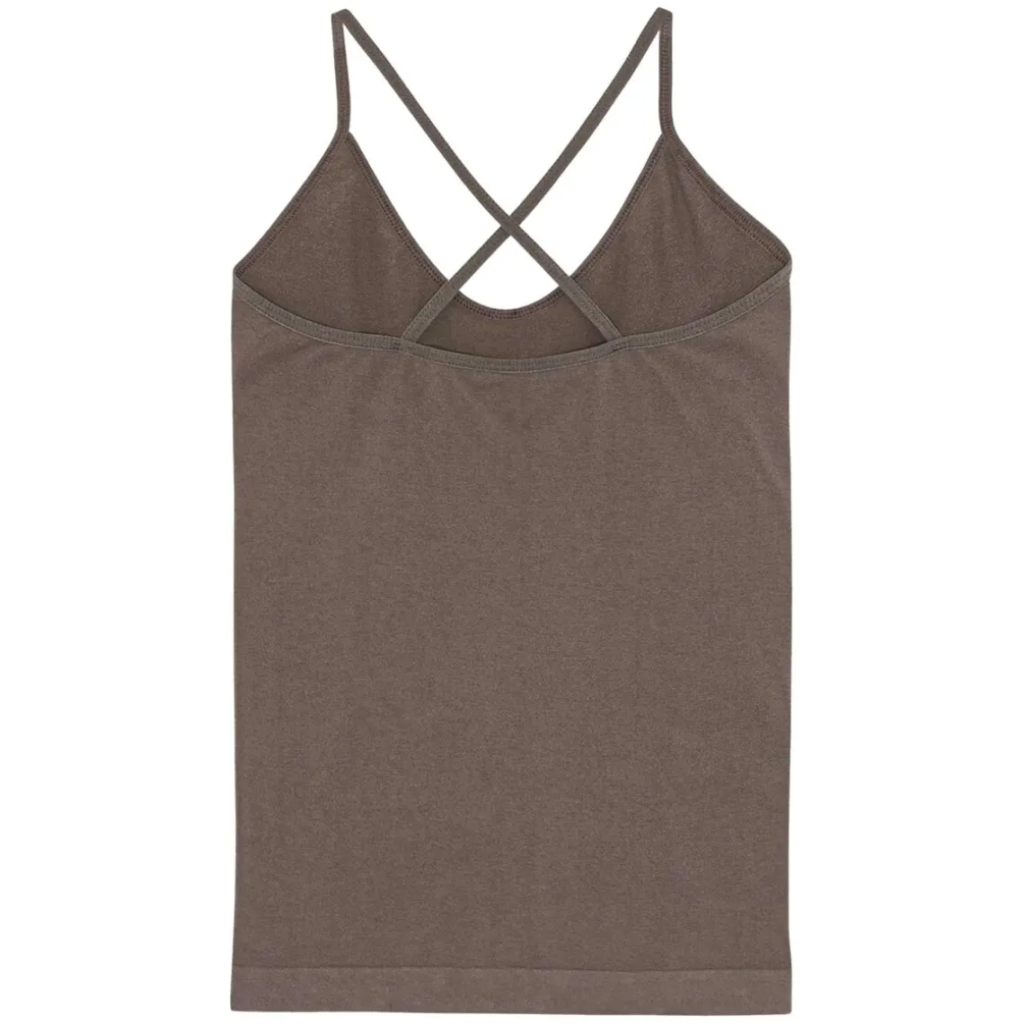 STRETCH TOP | STONE BROWN