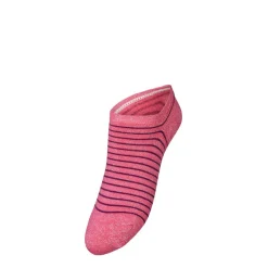 STRIPE GLITTER SNEAKIE STRØMPER | HOT PINK