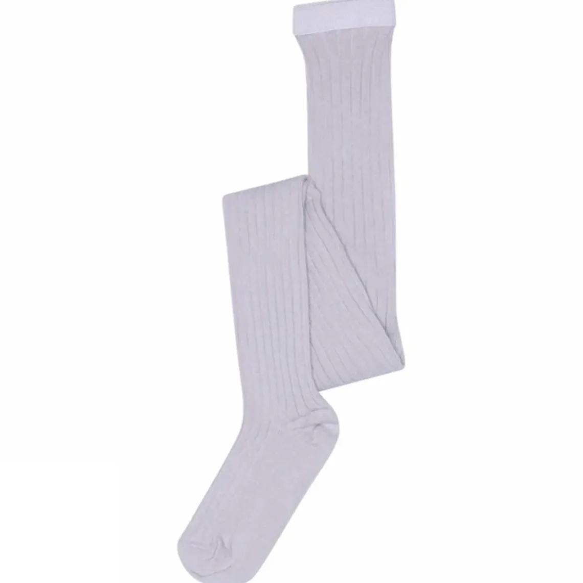 STRØMPEBUKSER COTTON RIB | LAVENDER SKY