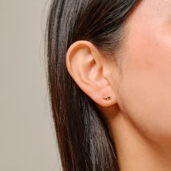 STUDS NARA FORGYLDT | LIGHT CORAL