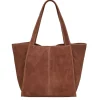 SUEDE LAUREL BAG | BROWN TORTOISE SHELL
