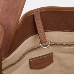 SUEDE LAUREL BAG | BROWN TORTOISE SHELL