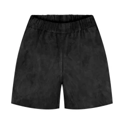 SUEDE SHORTS | BLACK