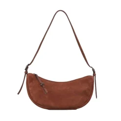 SUEDE VEG TACEY BAG | BROWN TORTOISE SHELL
