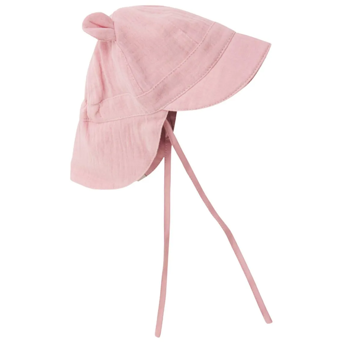 SUMMER HAT EARS MUSLIN | PALE MAUVE