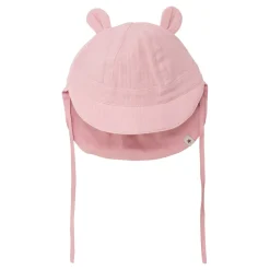 SUMMER HAT EARS MUSLIN | PALE MAUVE