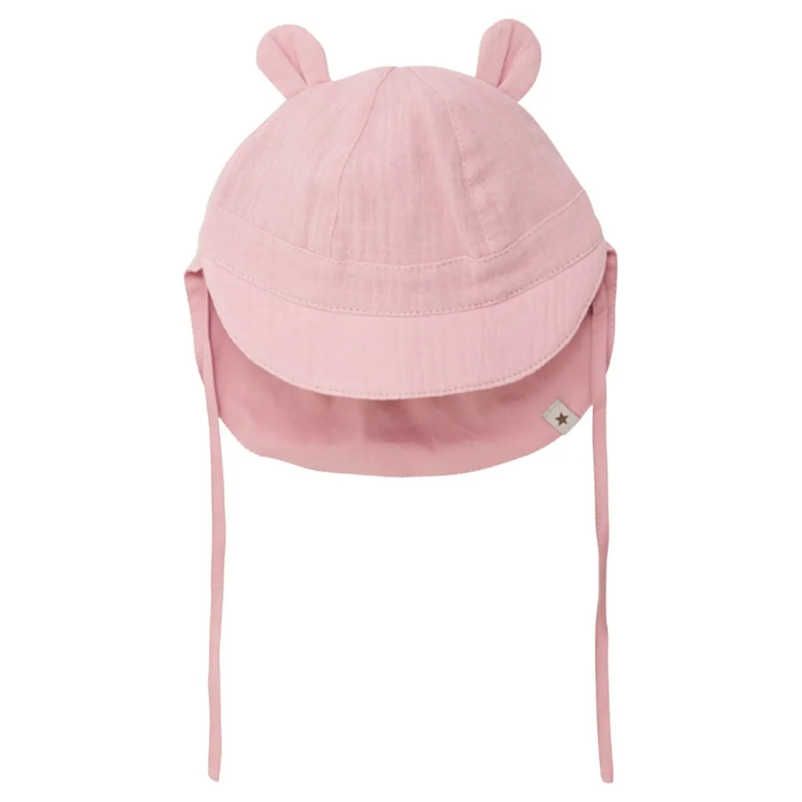 SUMMER HAT EARS MUSLIN | PALE MAUVE