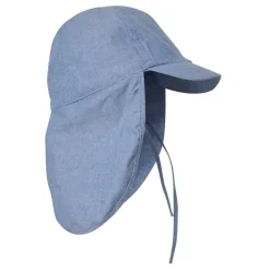 SUMMER HAT W/STRING | FADED DENIM