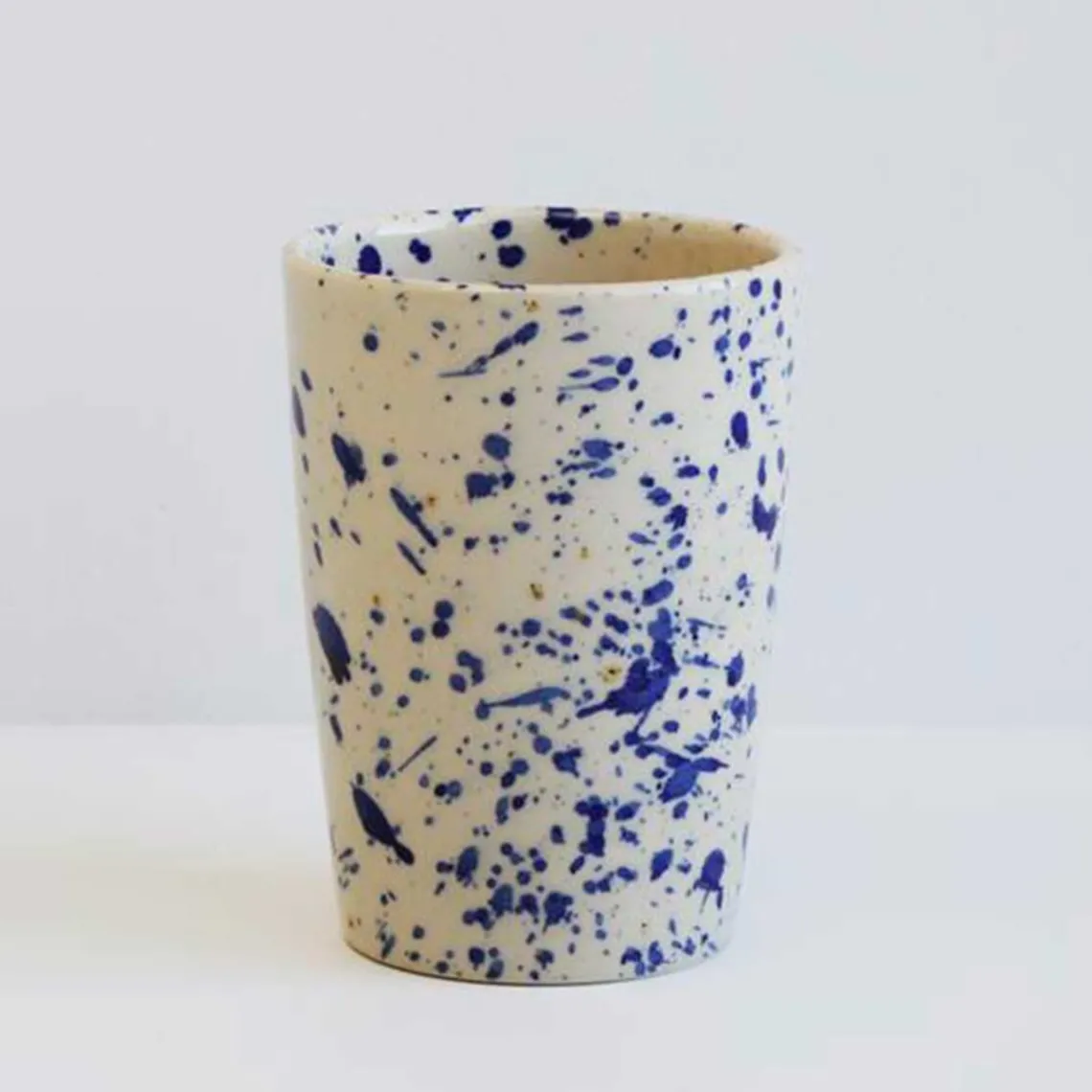 TALL CUP H10,5CM | BLUE SPLASH