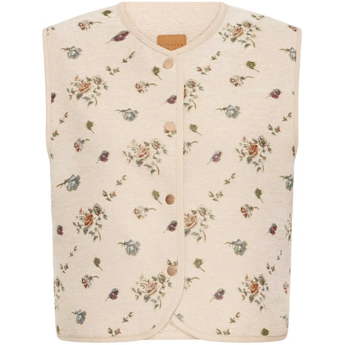TAMBOURINE WAISTCOAT | JAQUARD FLOWERS