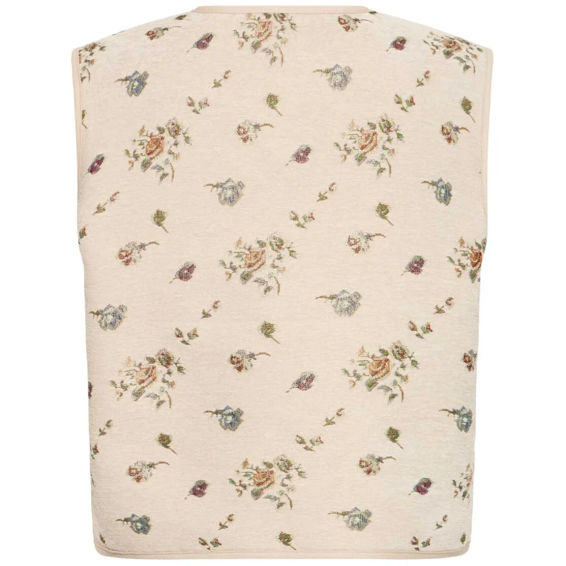 TAMBOURINE WAISTCOAT | JAQUARD FLOWERS