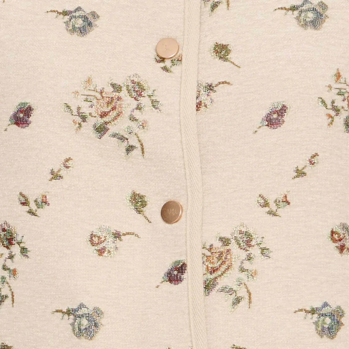 TAMBOURINE WAISTCOAT | JAQUARD FLOWERS