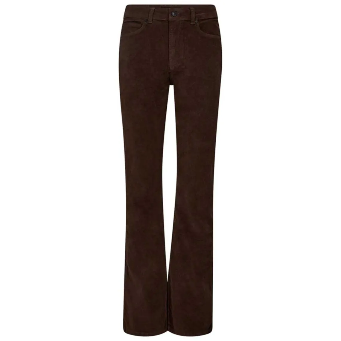 TARA FLARE JEANS BABY CORD | EXPRESSO BROWN