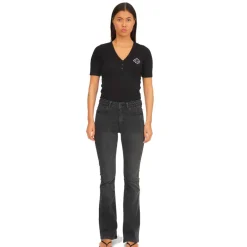 TARA 70'S JEANS WASH ORGANIC | GRÅ