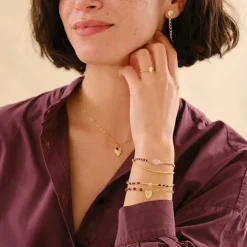 THINKING GARNET BRACELET