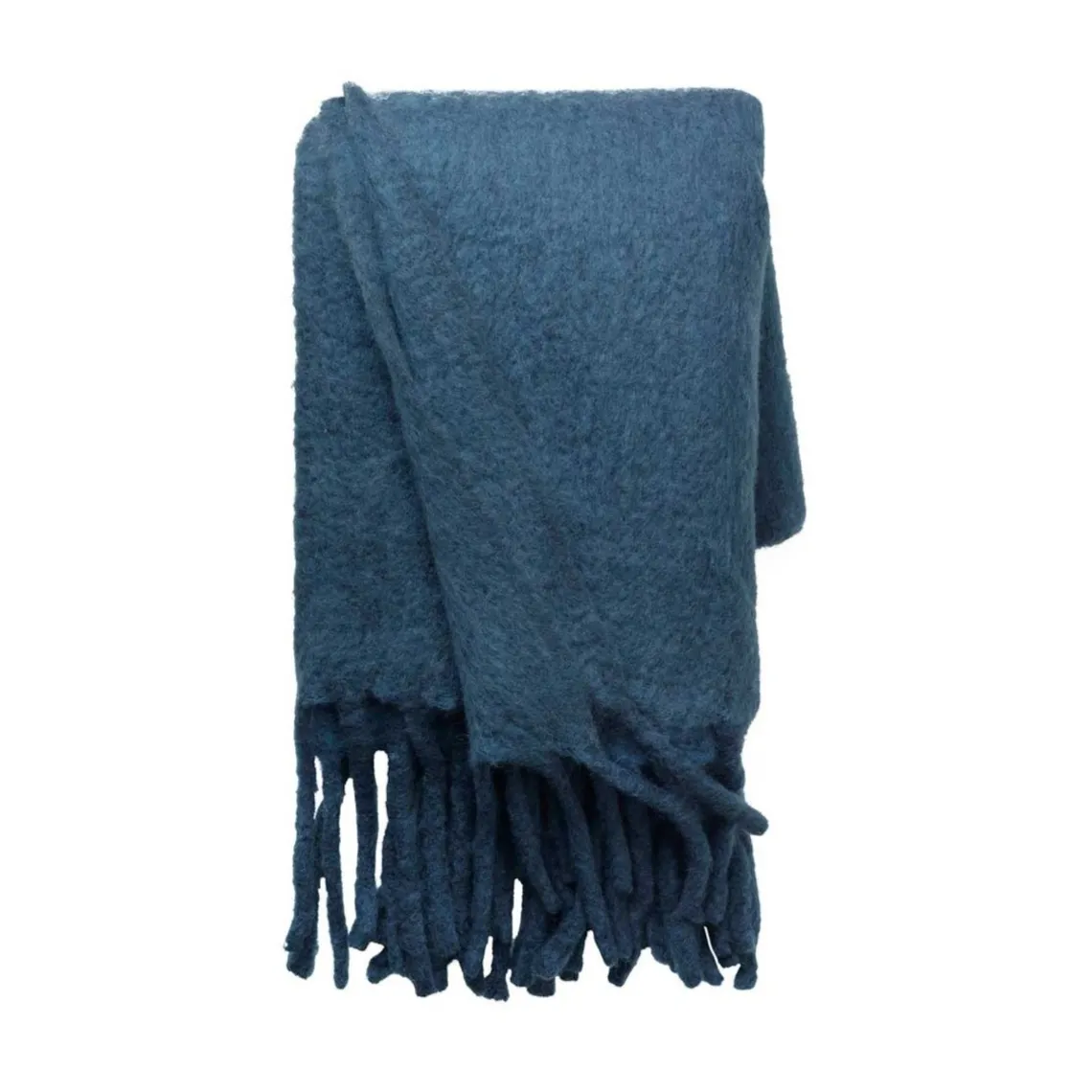 THROW MATHEA MELANGE 130X170CM | ROYAL BLUE