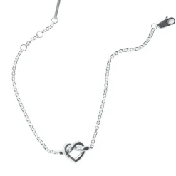 TIED HEART BRACELET | SØLV