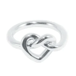 TIED HEART RING | SØLV