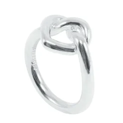TIED HEART RING | SØLV