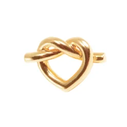 TIED HEART STUD | FORGYLDT