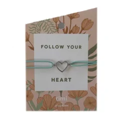 TIMI OF SWEDEN ARMBÅND | FOLLOW YOU M/MINT SNOR