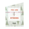 TIMI OF SWEDEN ARMBÅND | YOU ARE STRONG M/PINK SNOR