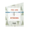 TIMI OF SWEDEN ARMBÅND | YOU ARE STRONG M/BLÅ SNOR
